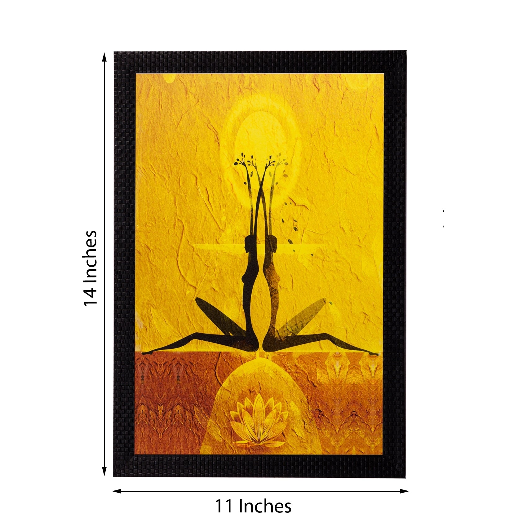 Abstract Girls Pose Matt Textured UV Art Painting Kafalo