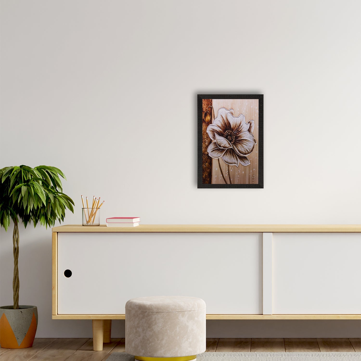 Beautiful Flower Painting Digital Printed Floral Wall Art Kafalo