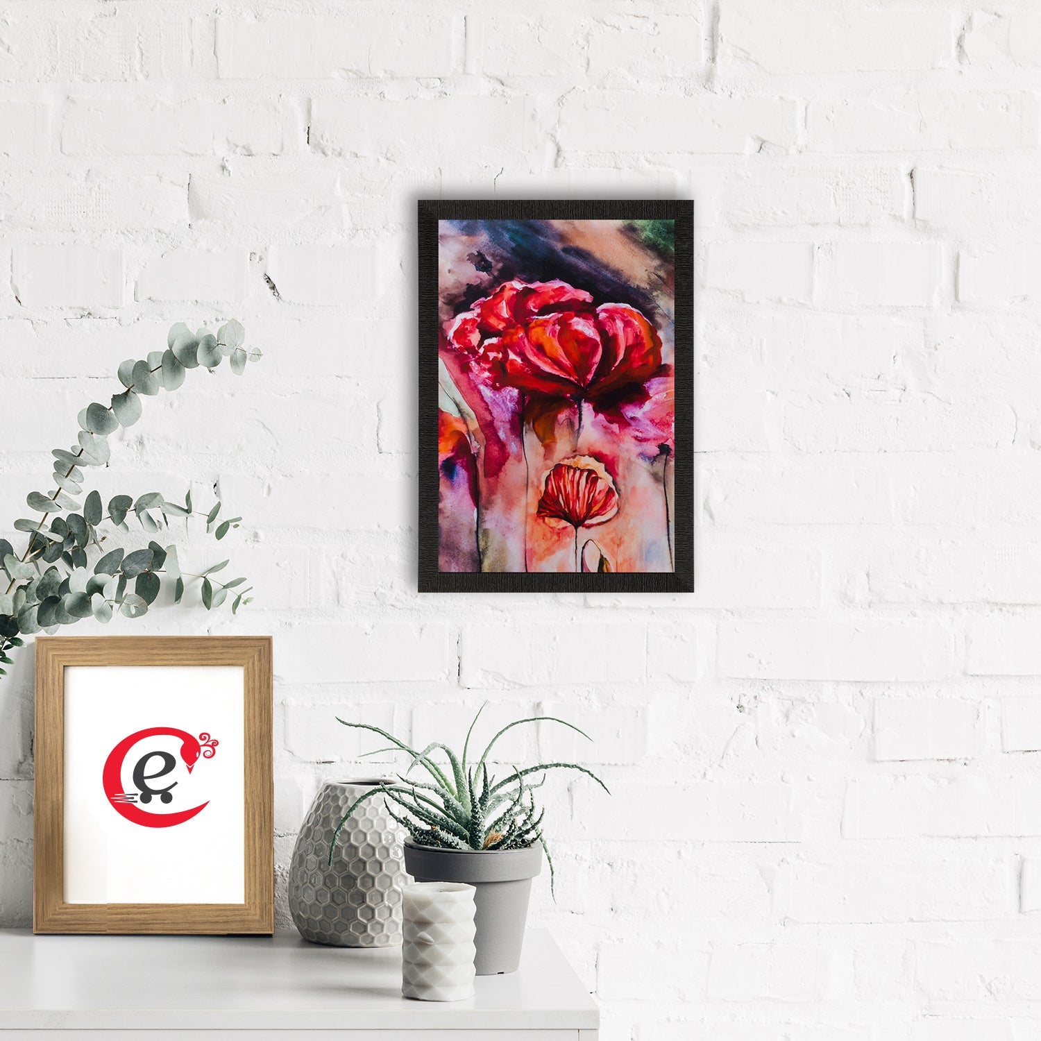 Abstract Design Matt Textured UV Art Painting Kafalo