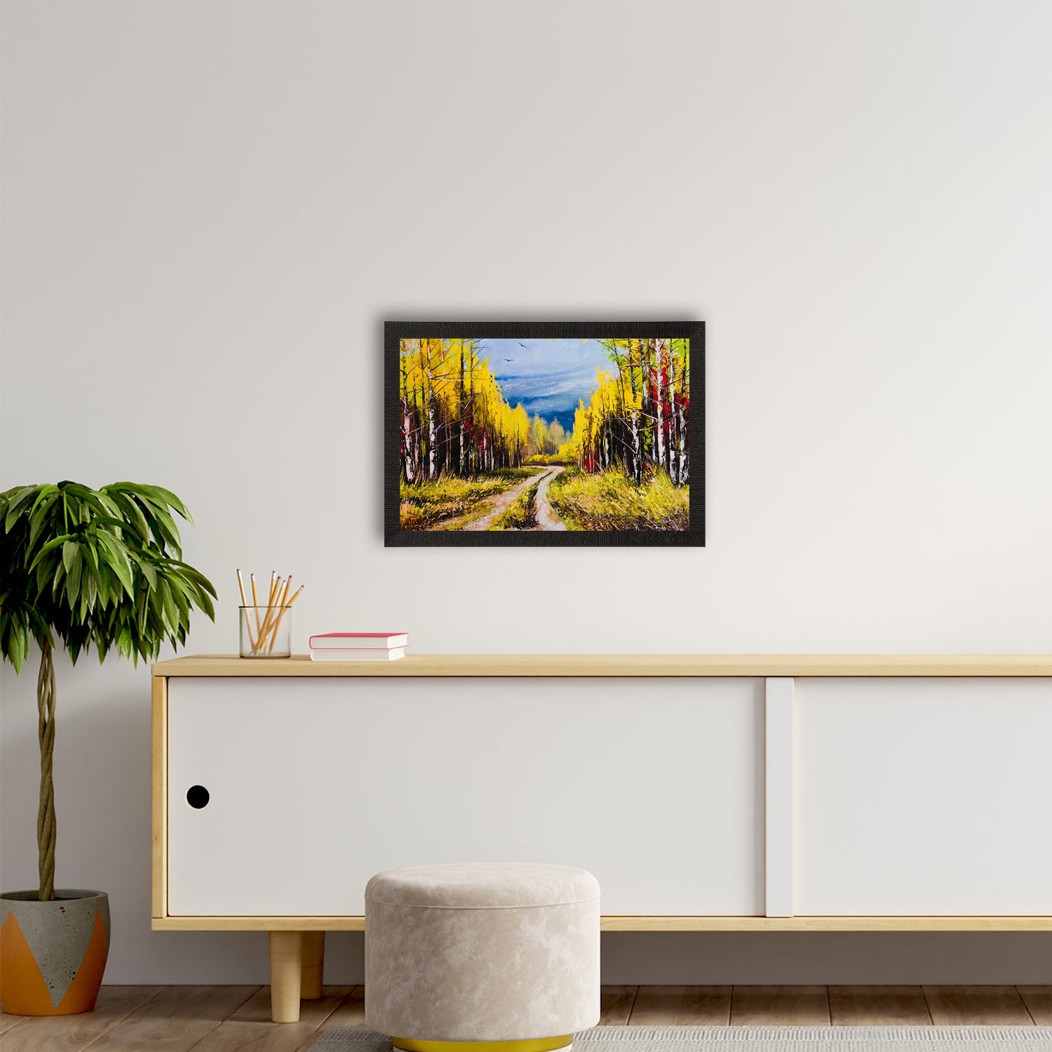 Scenery View Matt Textured UV Art Painting Kafalo