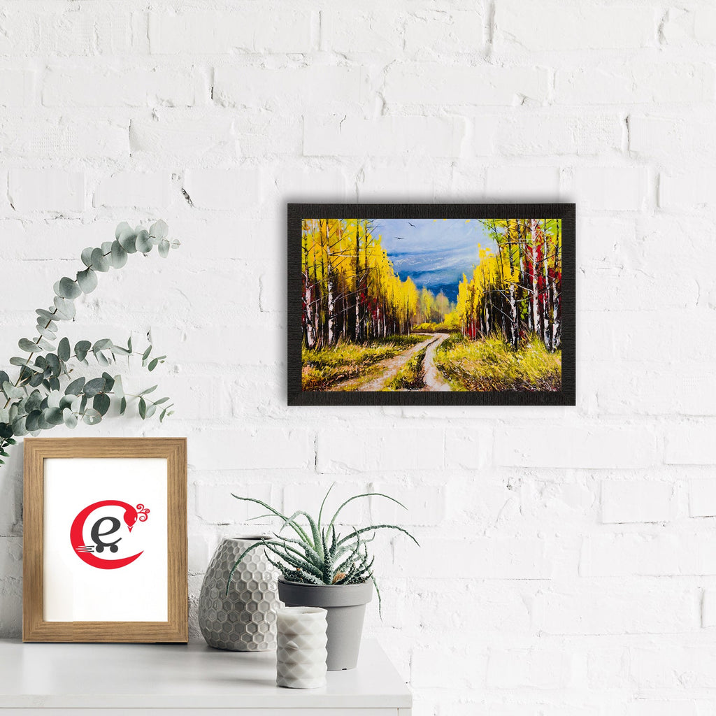 Scenery View Matt Textured UV Art Painting Kafalo
