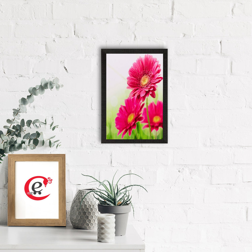 Pink Sunflower Matt Textured UV Art Painting Kafalo