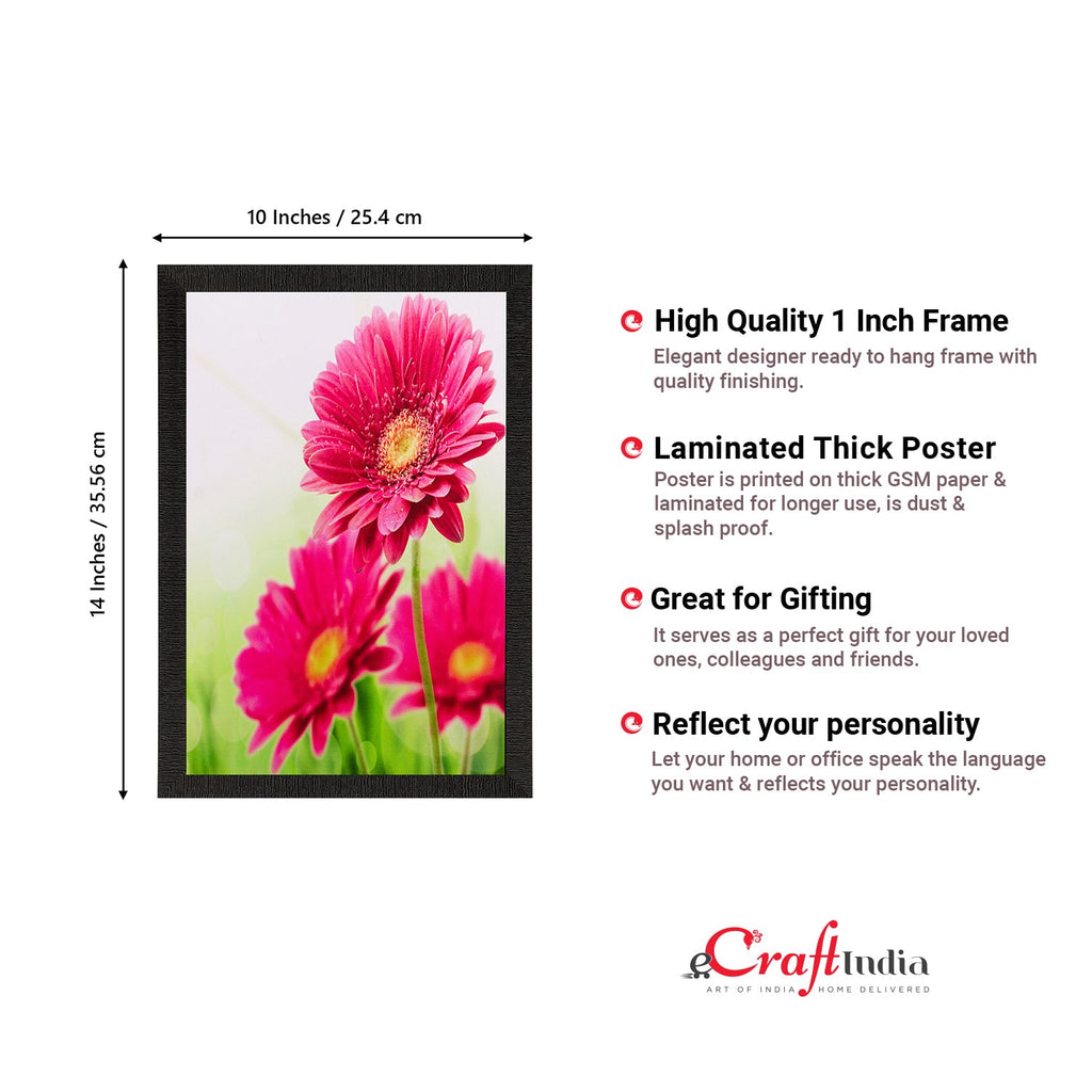 Pink Sunflower Matt Textured UV Art Painting Kafalo