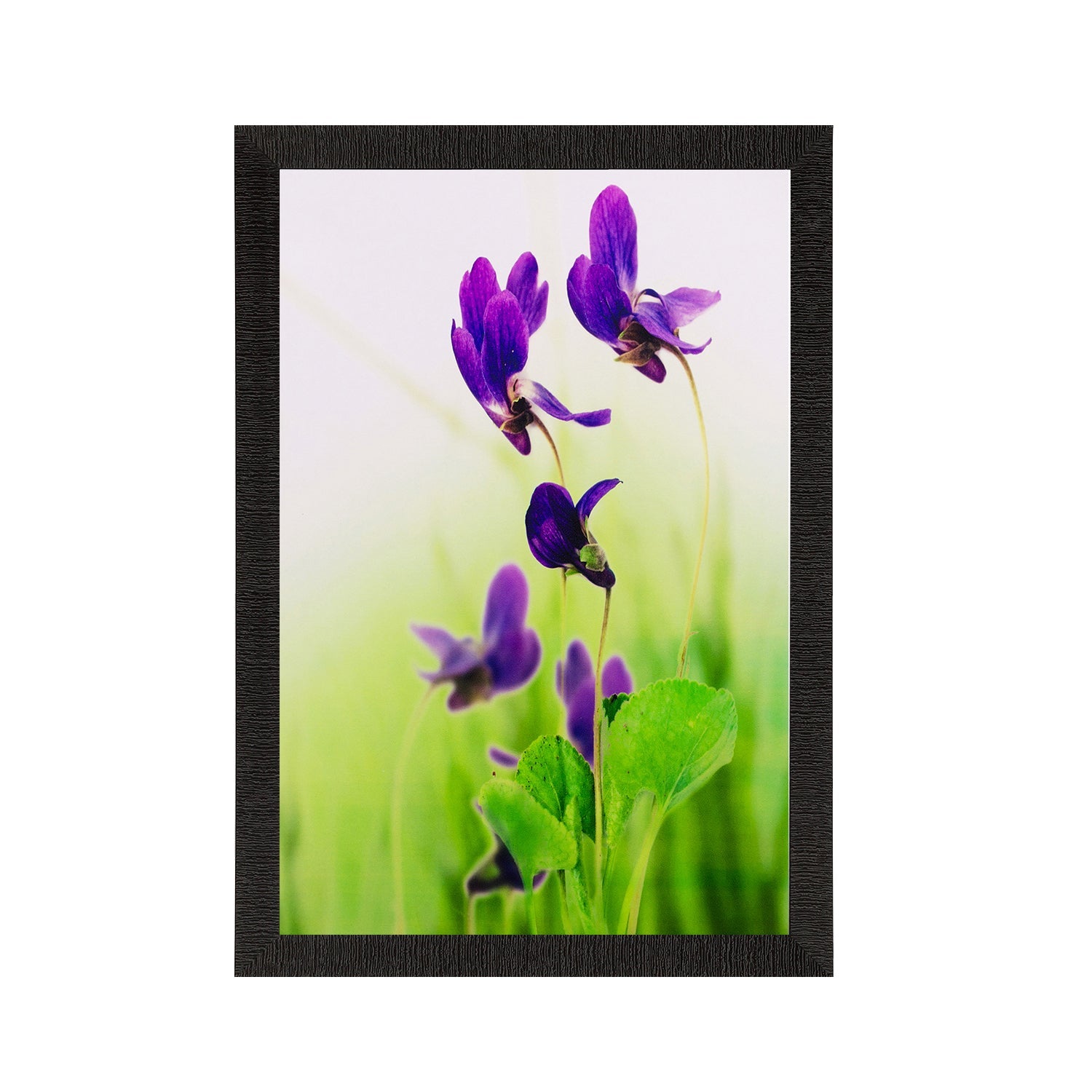 Purple Flower Matt Textured UV Art Painting Kafalo