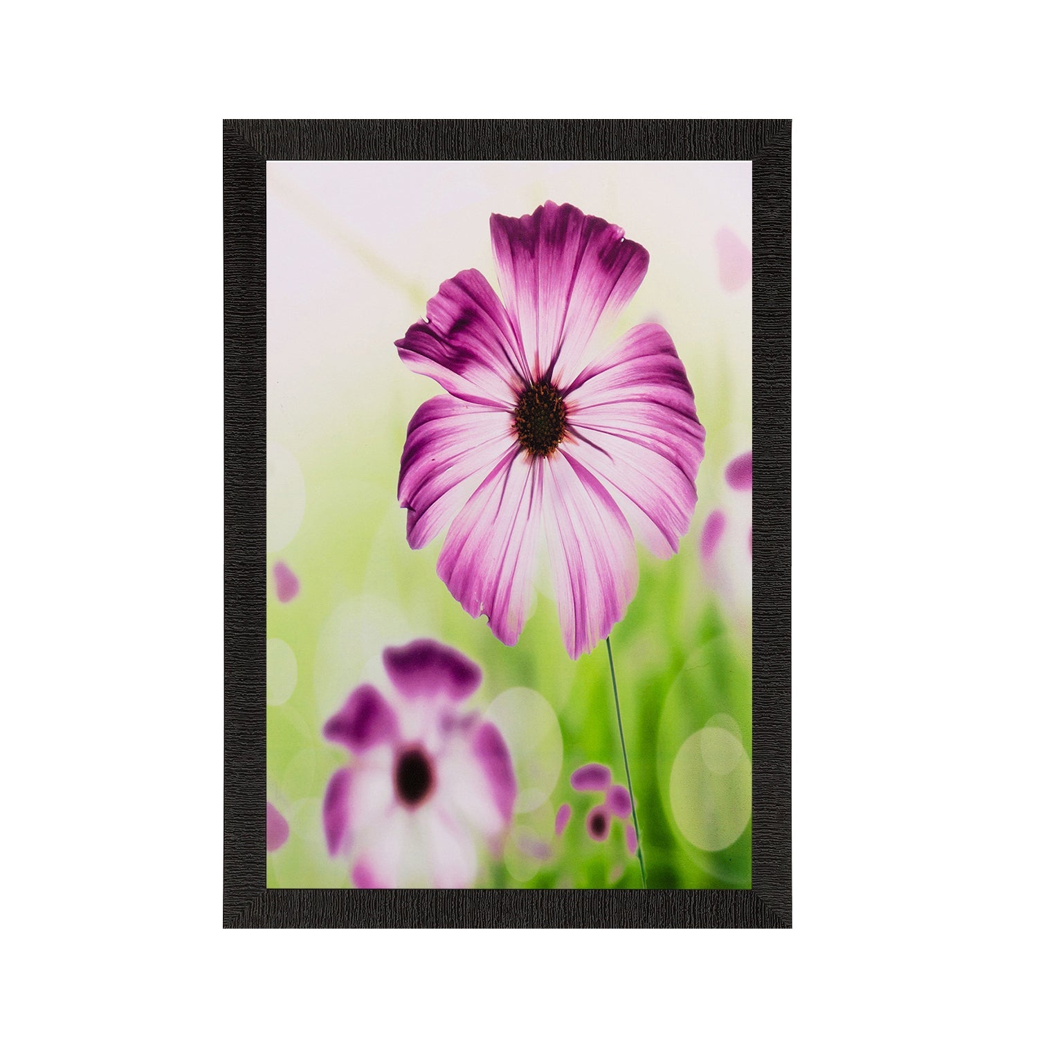 Pink and White Flower Matt Textured UV Art Painting Kafalo