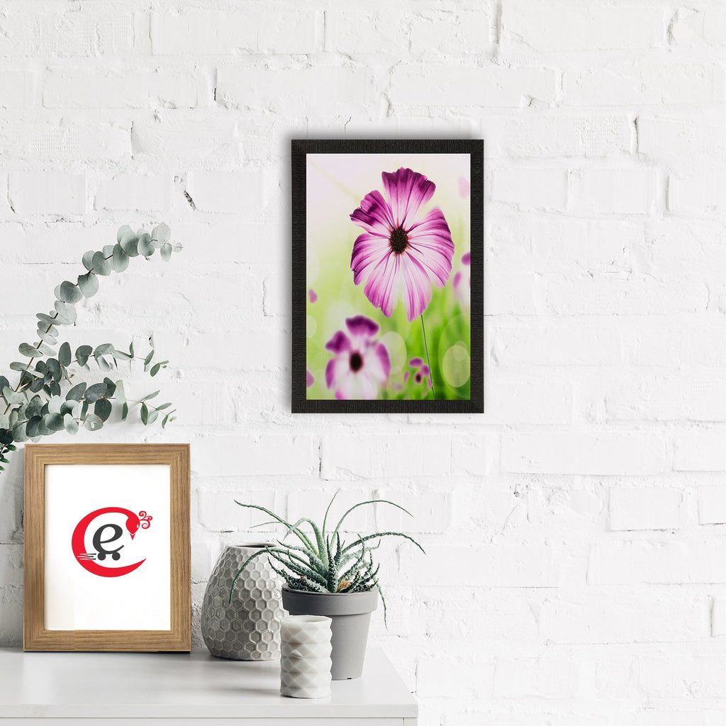 Pink and White Flower Matt Textured UV Art Painting Kafalo
