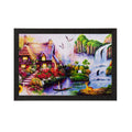 Beautiful House View Matt Textured UV Art Painting Kafalo
