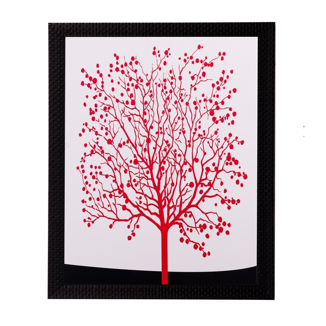 Abstract Red Tree Matt Textured UV Art Painting Kafalo