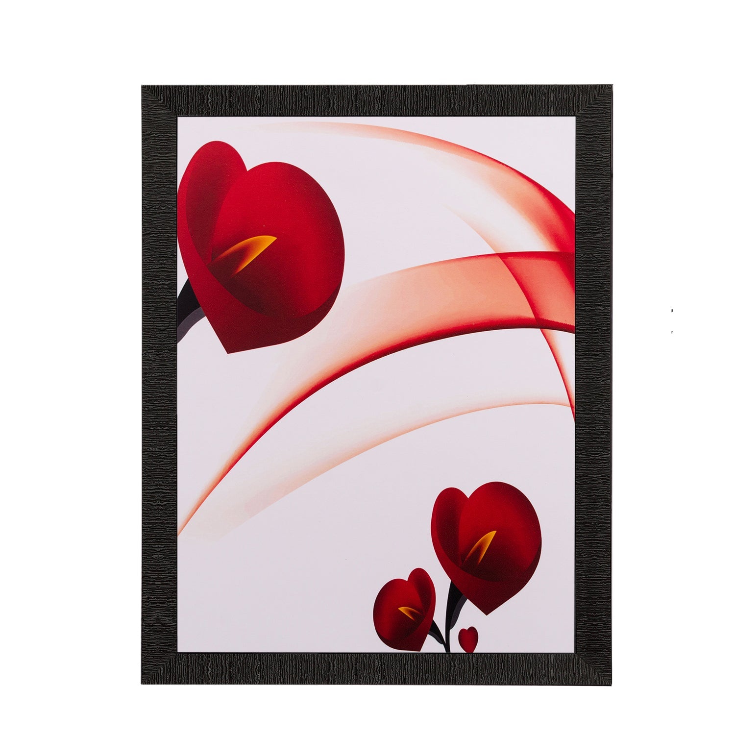 Heart Share Roses Matt Textured UV Art Painting Kafalo