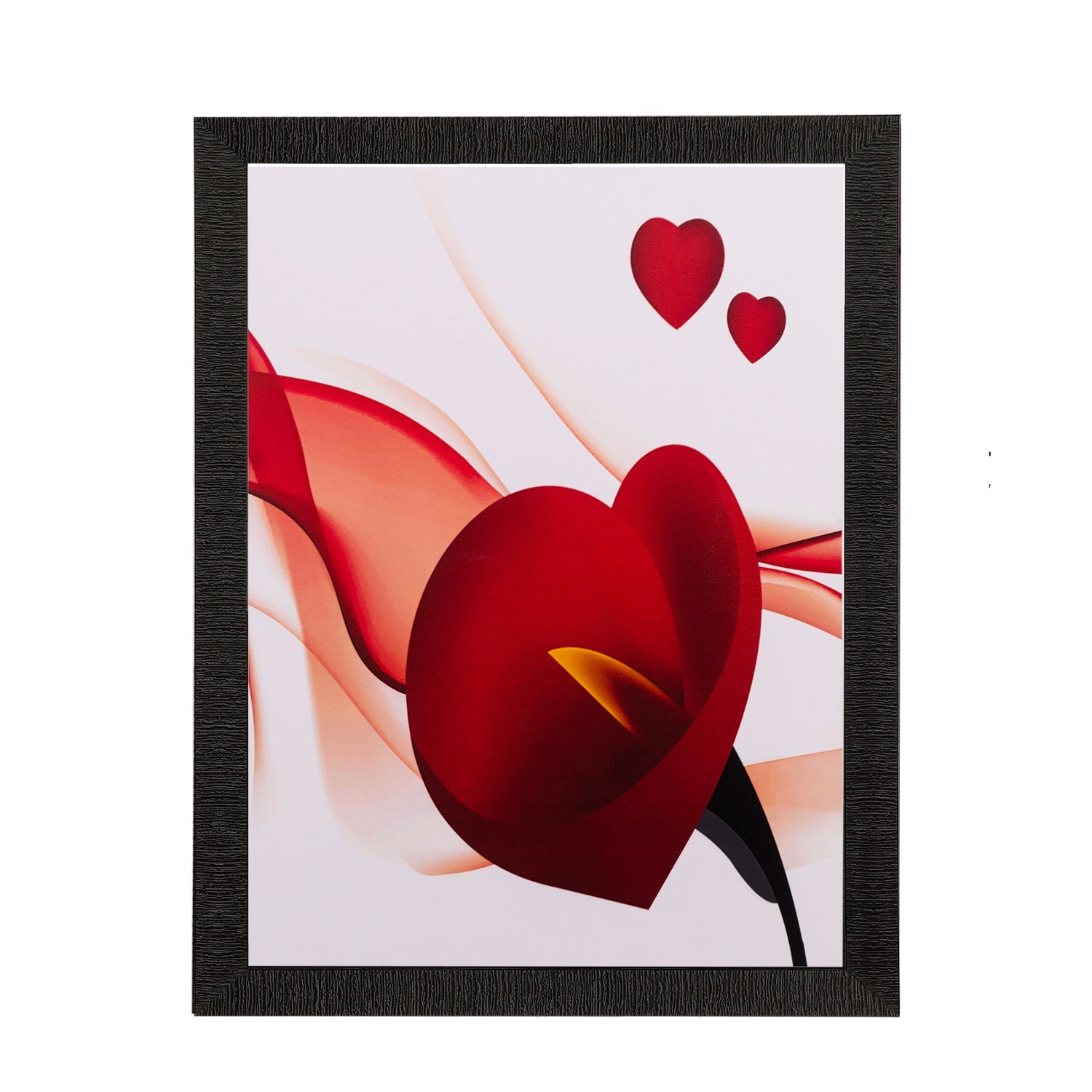 Heart Share Roses Matt Textured UV Art Painting Kafalo