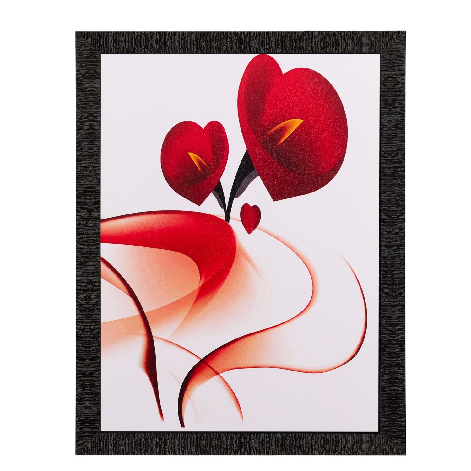 Heart Share Roses Matt Textured UV Art Painting Kafalo