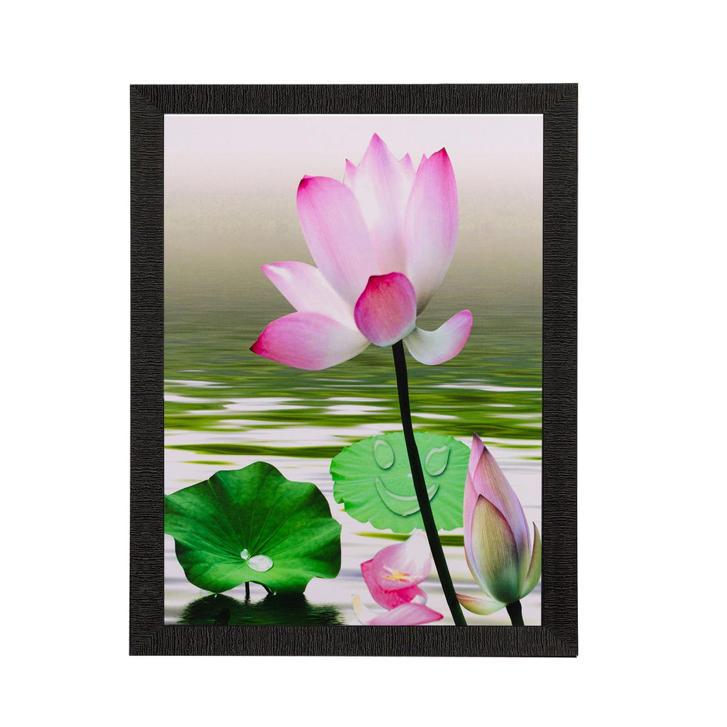 Water Side Floral View Matt Textured UV Art Painting Kafalo