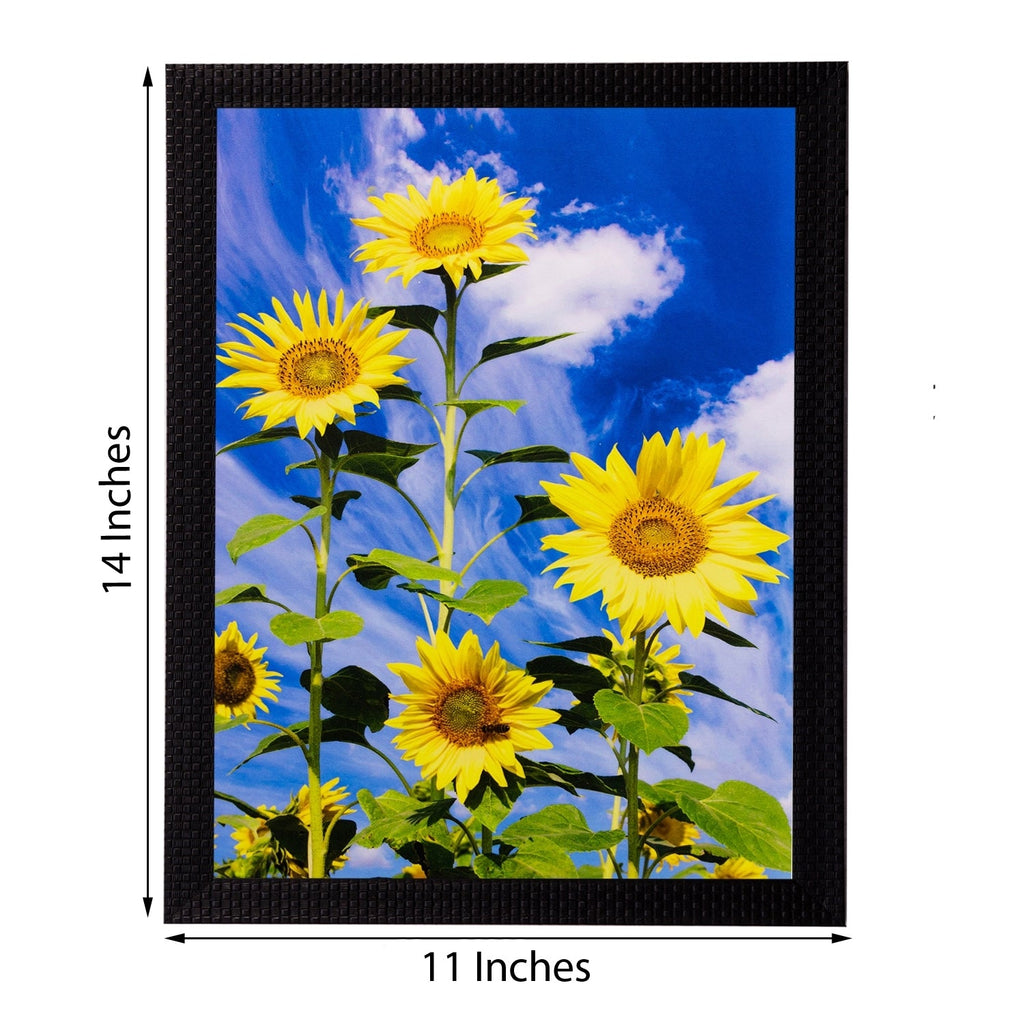 Sunflower Bunch Matt Textured UV Art Painting Kafalo