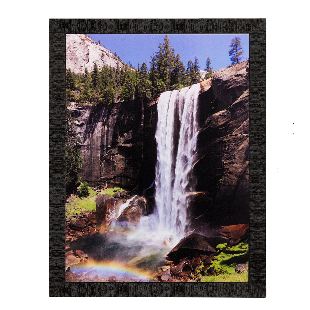 Waterfall View Matt Textured UV Art Painting Kafalo