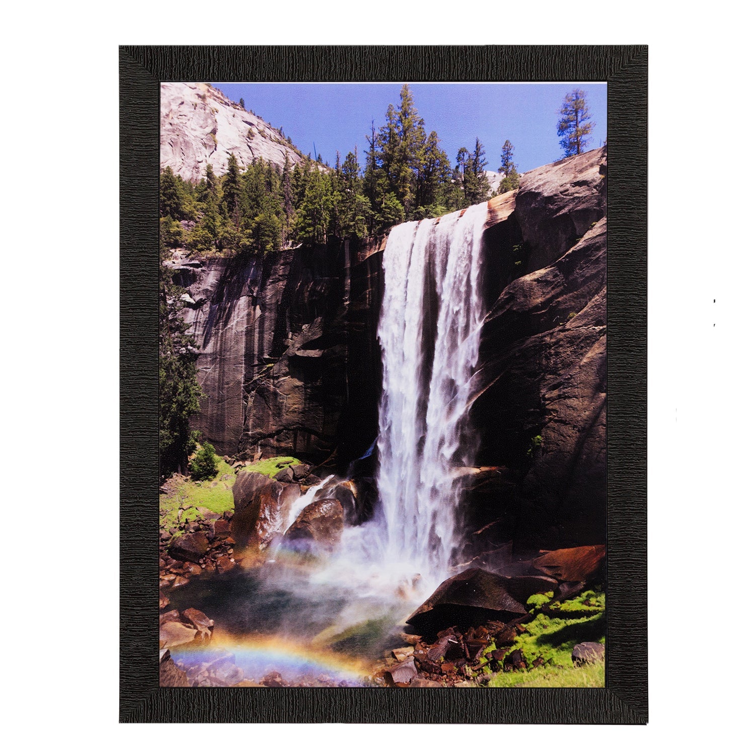 Waterfall View Matt Textured UV Art Painting Kafalo