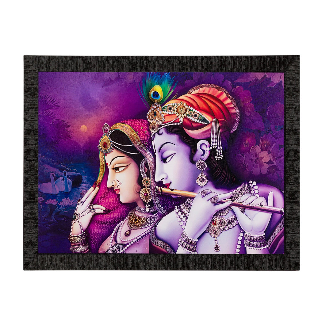 Radha Krishna Painting Digital Printed Religious Wall Art Kafalo