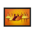 Abstract Dancing Girls Matt Textured UV Art Painting Kafalo