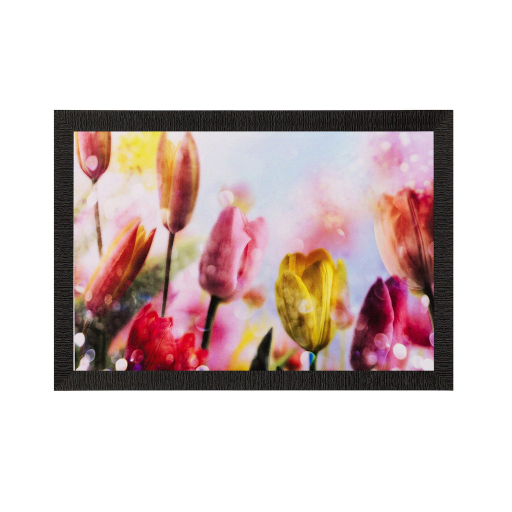 Colorful Floral Matt Textured UV Art Painting Kafalo