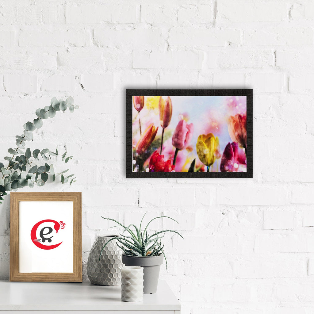 Colorful Floral Matt Textured UV Art Painting Kafalo