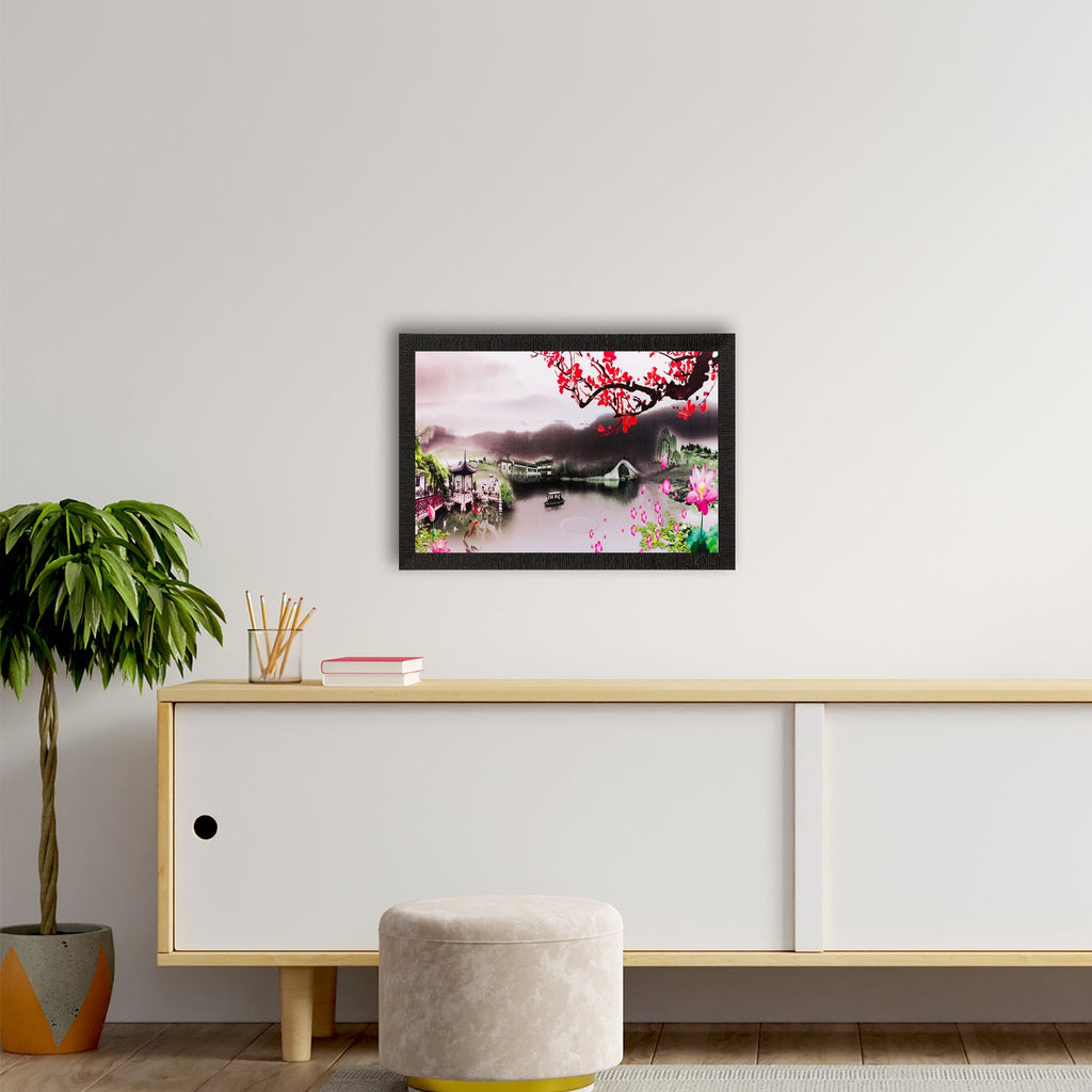 Scenery View Matt Textured UV Art Painting Kafalo