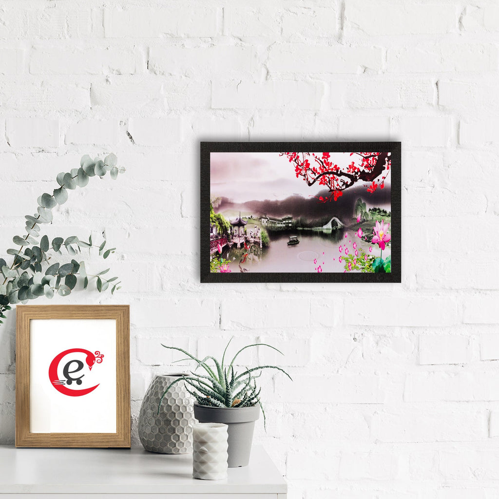 Scenery View Matt Textured UV Art Painting Kafalo
