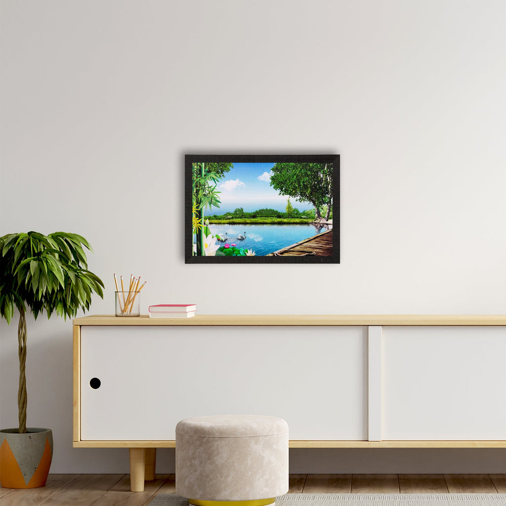 Scenery View Matt Textured UV Art Painting Kafalo