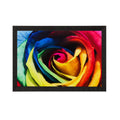 Colorful Floral View Matt Textured UV Art Painting Kafalo