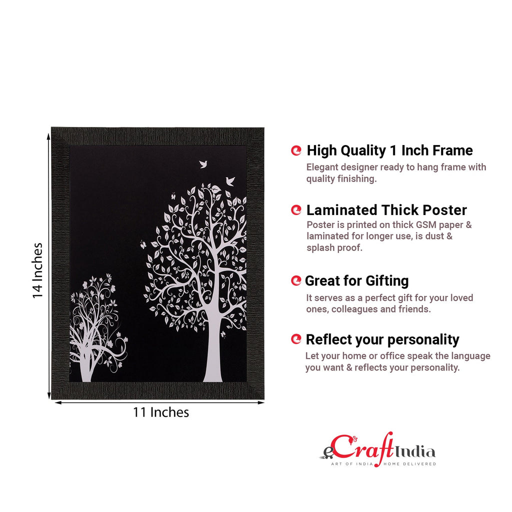 Abstract Tree View Matt Textured UV Art Painting Kafalo