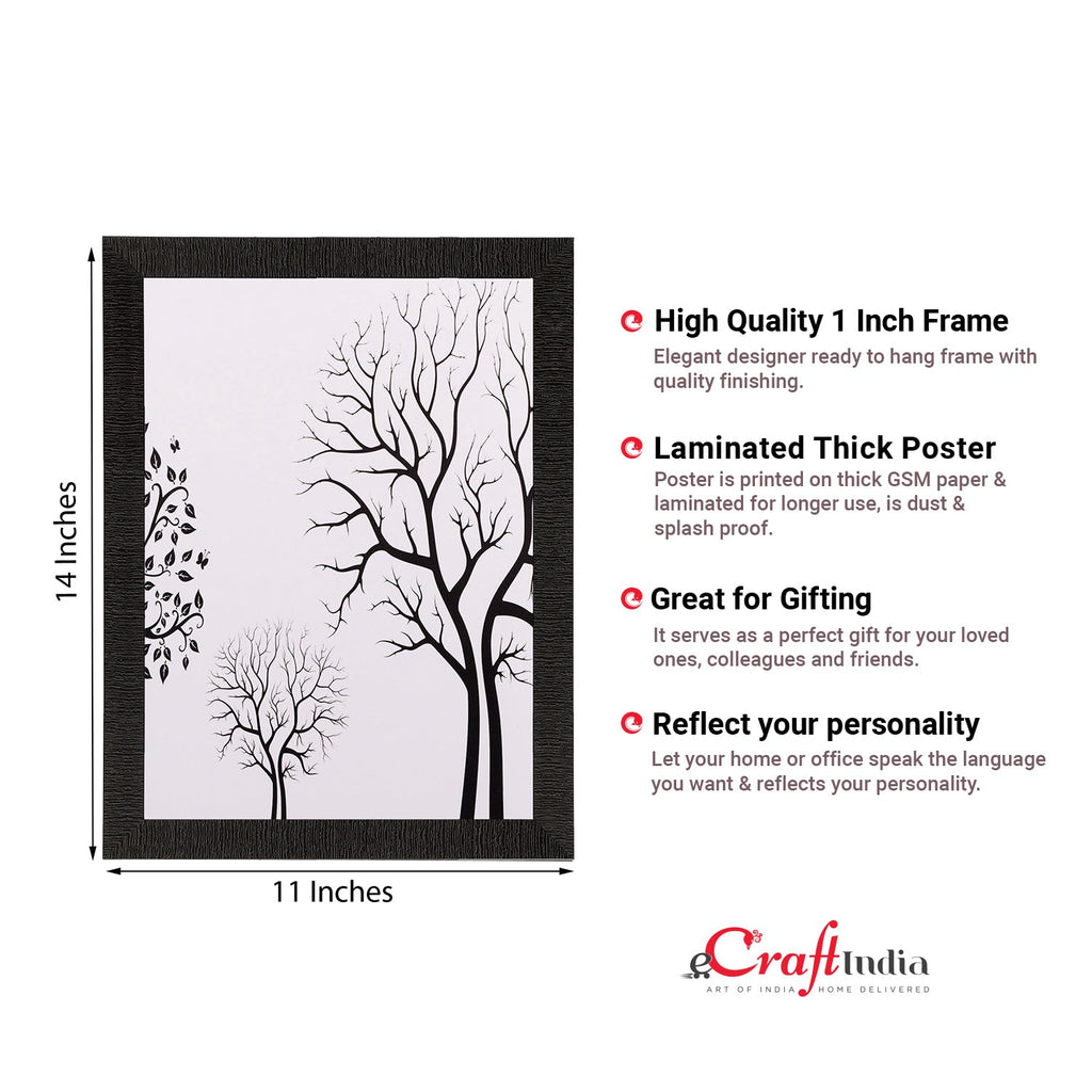 Abstract Tree View Matt Textured UV Art Painting Kafalo