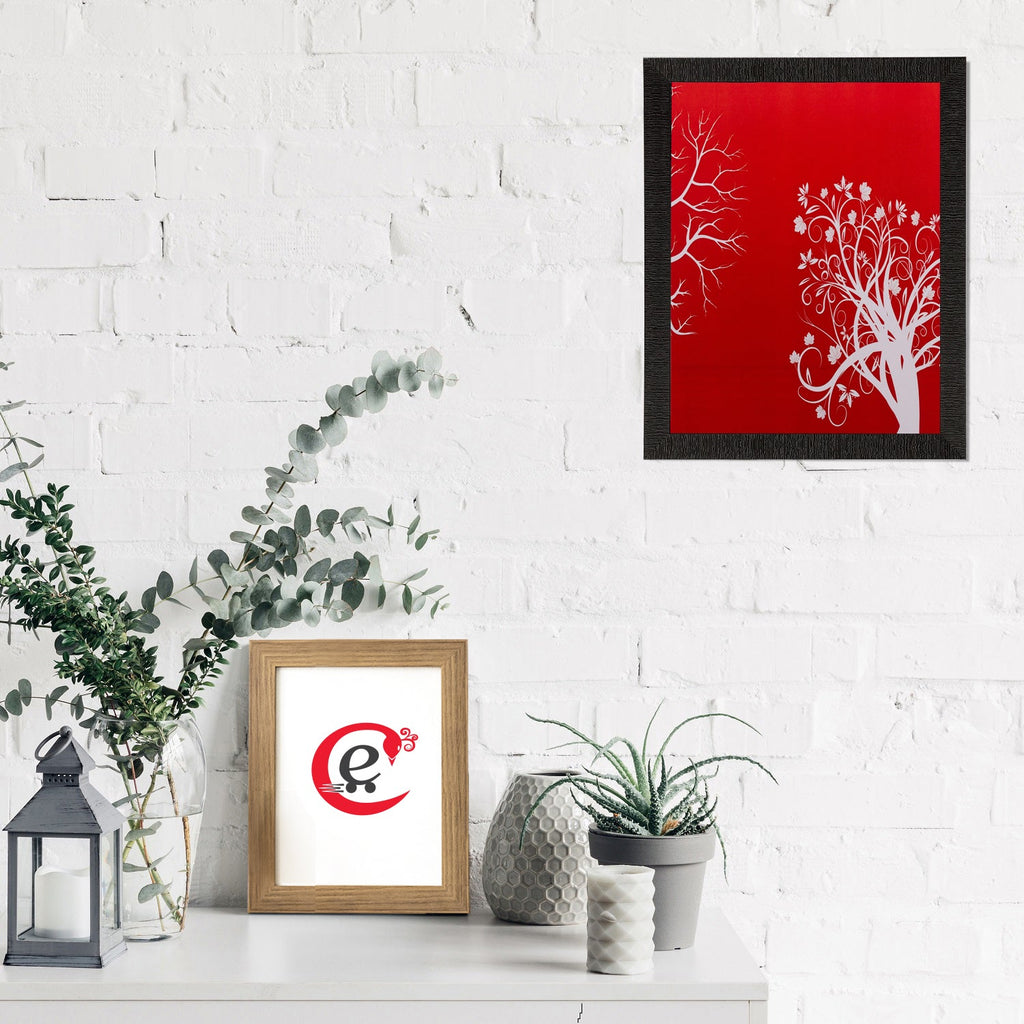 Abstract Tree View Matt Textured UV Art Painting Kafalo