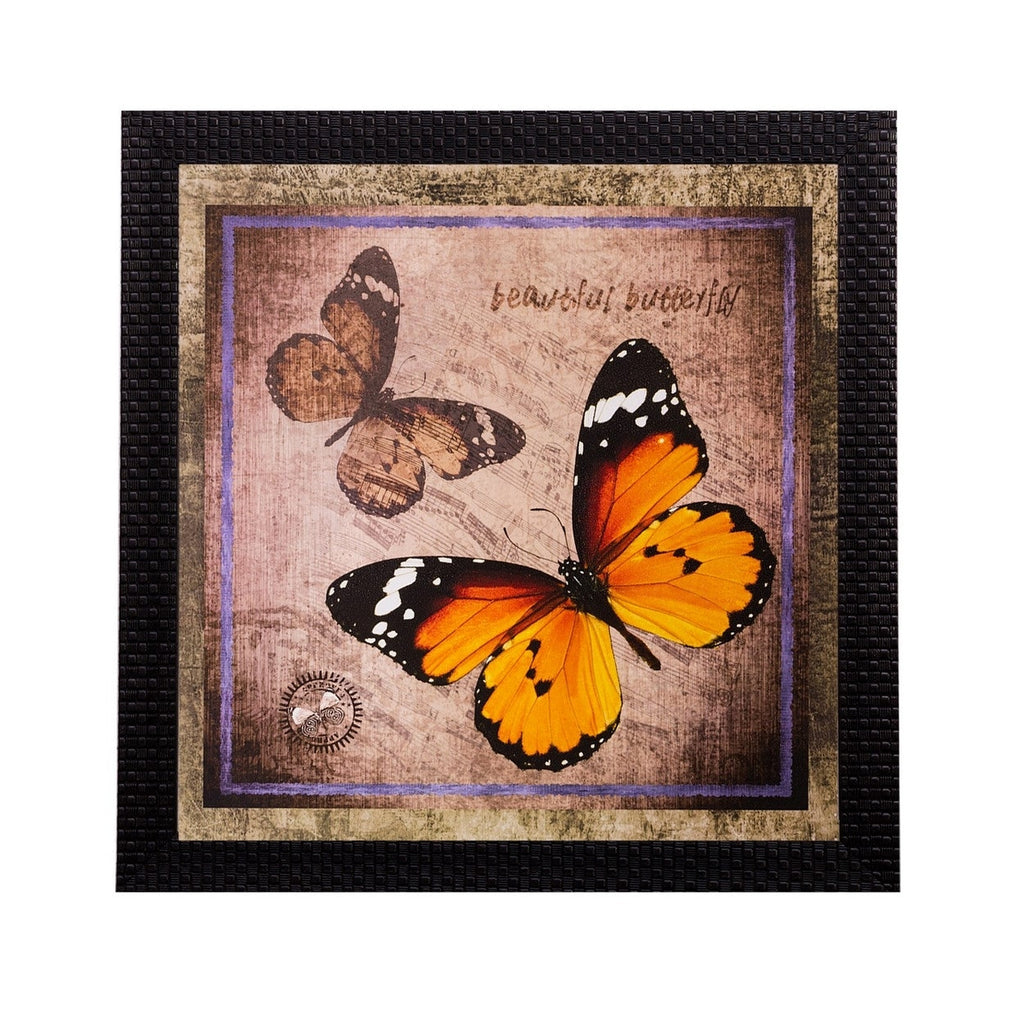 Beautiful Colored Butterfly Matt Textured UV Art Painting Kafalo