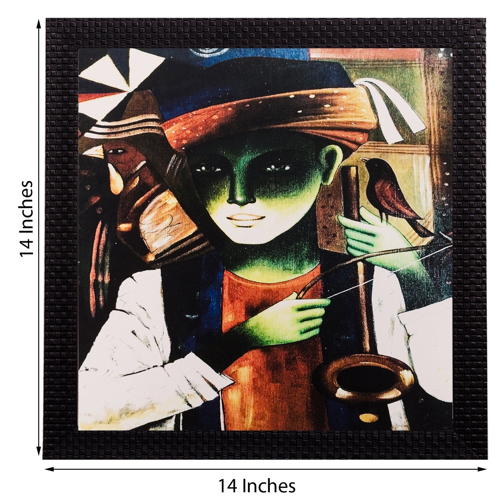 Abstract Man Matt Textured UV Art Painting Kafalo