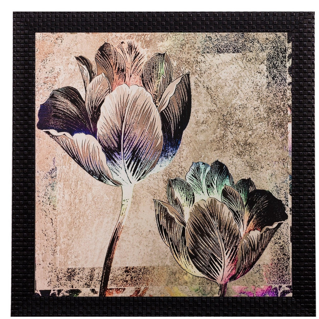 Floral Matt Textured UV Art Painting Kafalo