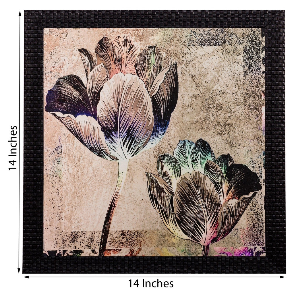 Floral Matt Textured UV Art Painting Kafalo
