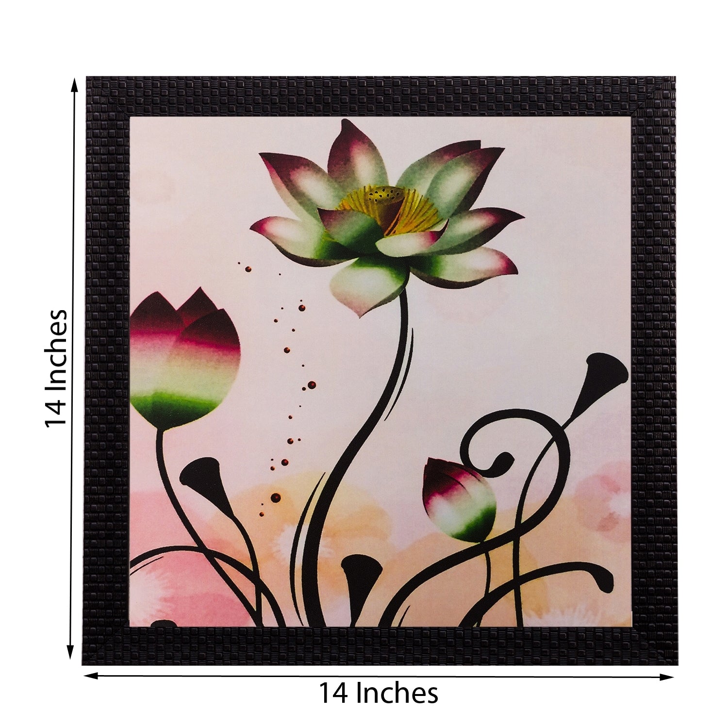 Floral Matt Textured UV Art Painting Kafalo