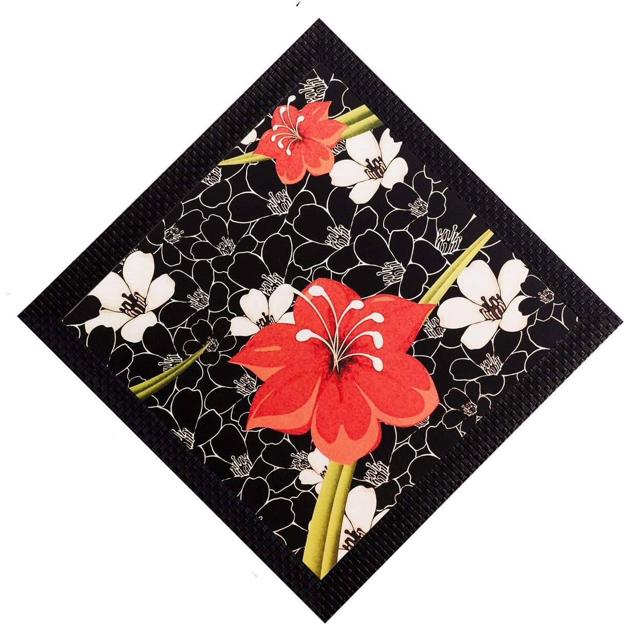 Floral Matt Textured UV Art Painting Kafalo