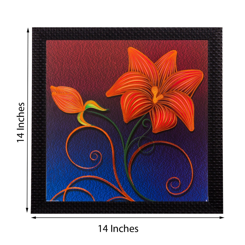 Floral Matt Textured UV Art Painting Kafalo
