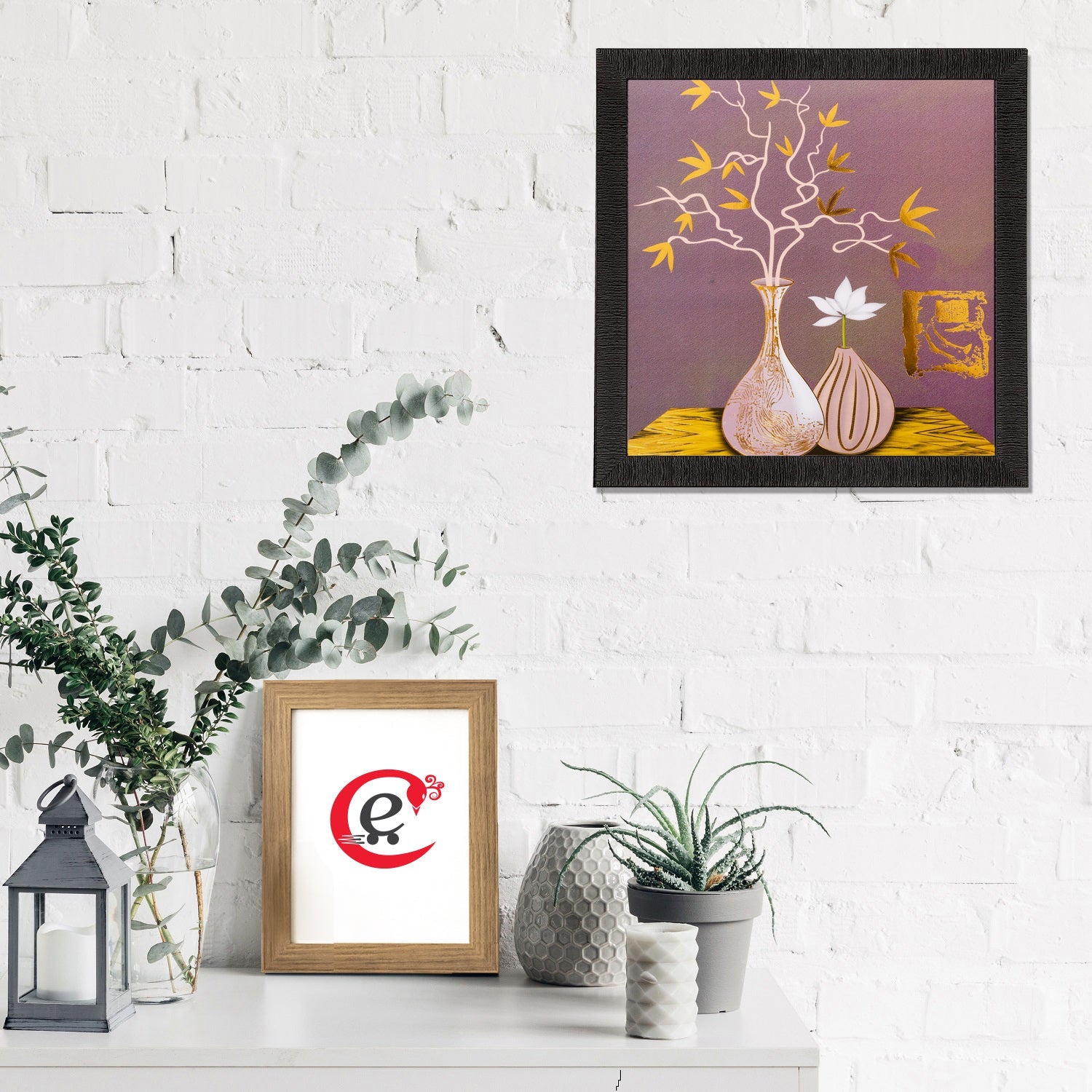 Botanical Matt Textured UV Art Painting Kafalo