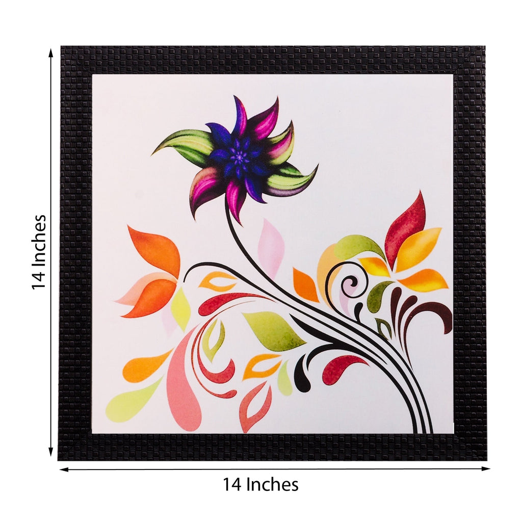 Colorful Leaves Matt Textured UV Art Painting Kafalo