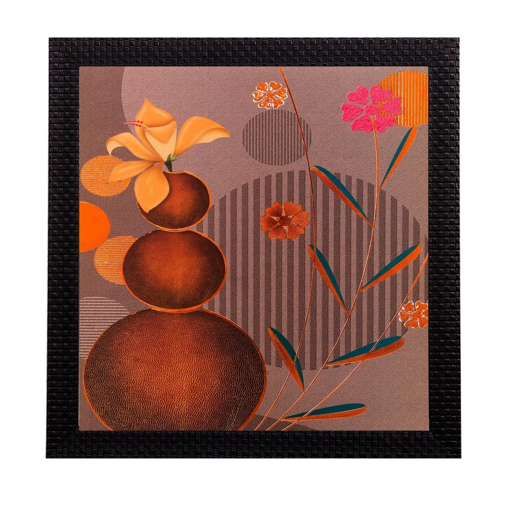 Floral Pot Matt Textured UV Art Painting Kafalo