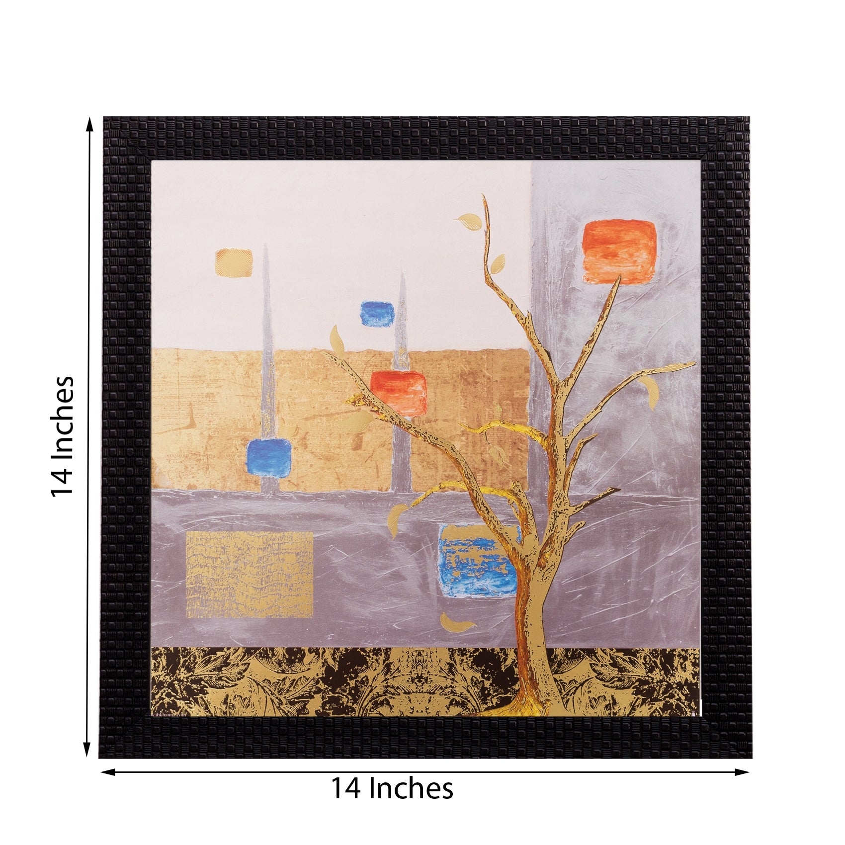 Abstract Tree Matt Textured UV Art Painting Kafalo