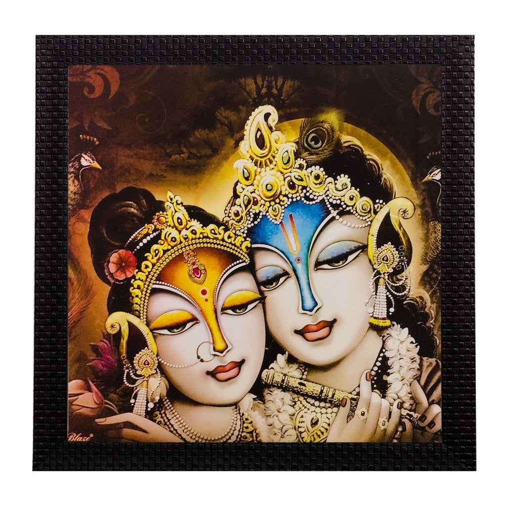 Radha Krishna Matt Textured UV Art Painting Kafalo