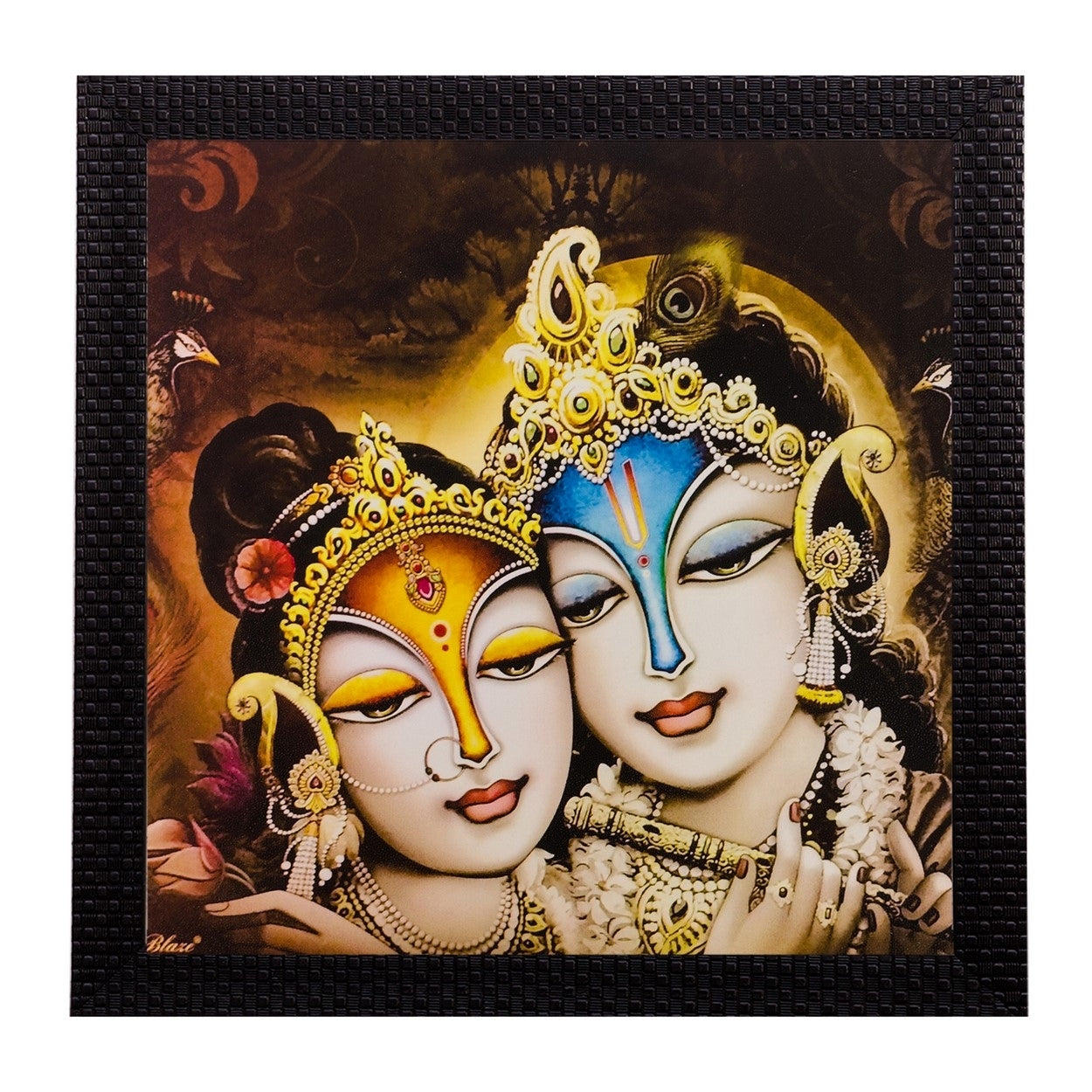 Radha Krishna Matt Textured UV Art Painting Kafalo