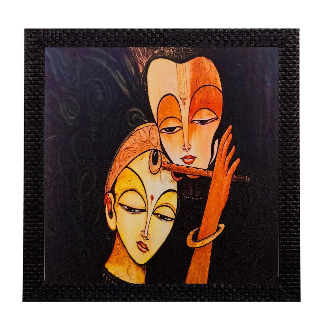 Radha Krishna Matt Textured UV Art Painting Kafalo