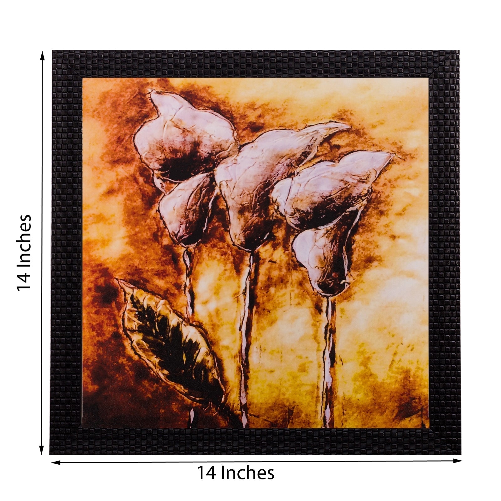 Floral Matt Textured UV Art Painting Kafalo