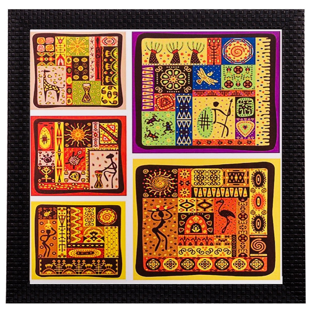 Abstract Matt Textured UV Art Painting Kafalo
