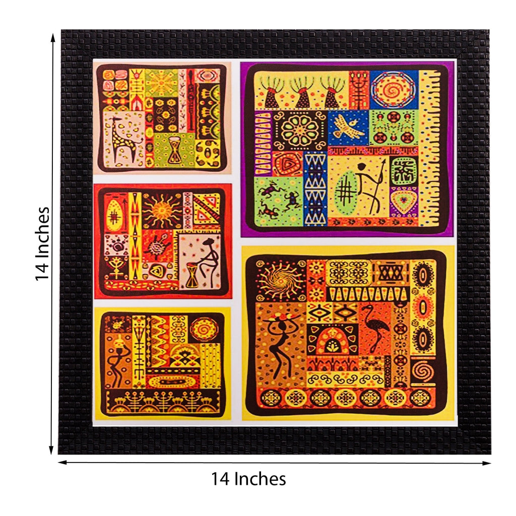 Abstract Matt Textured UV Art Painting Kafalo