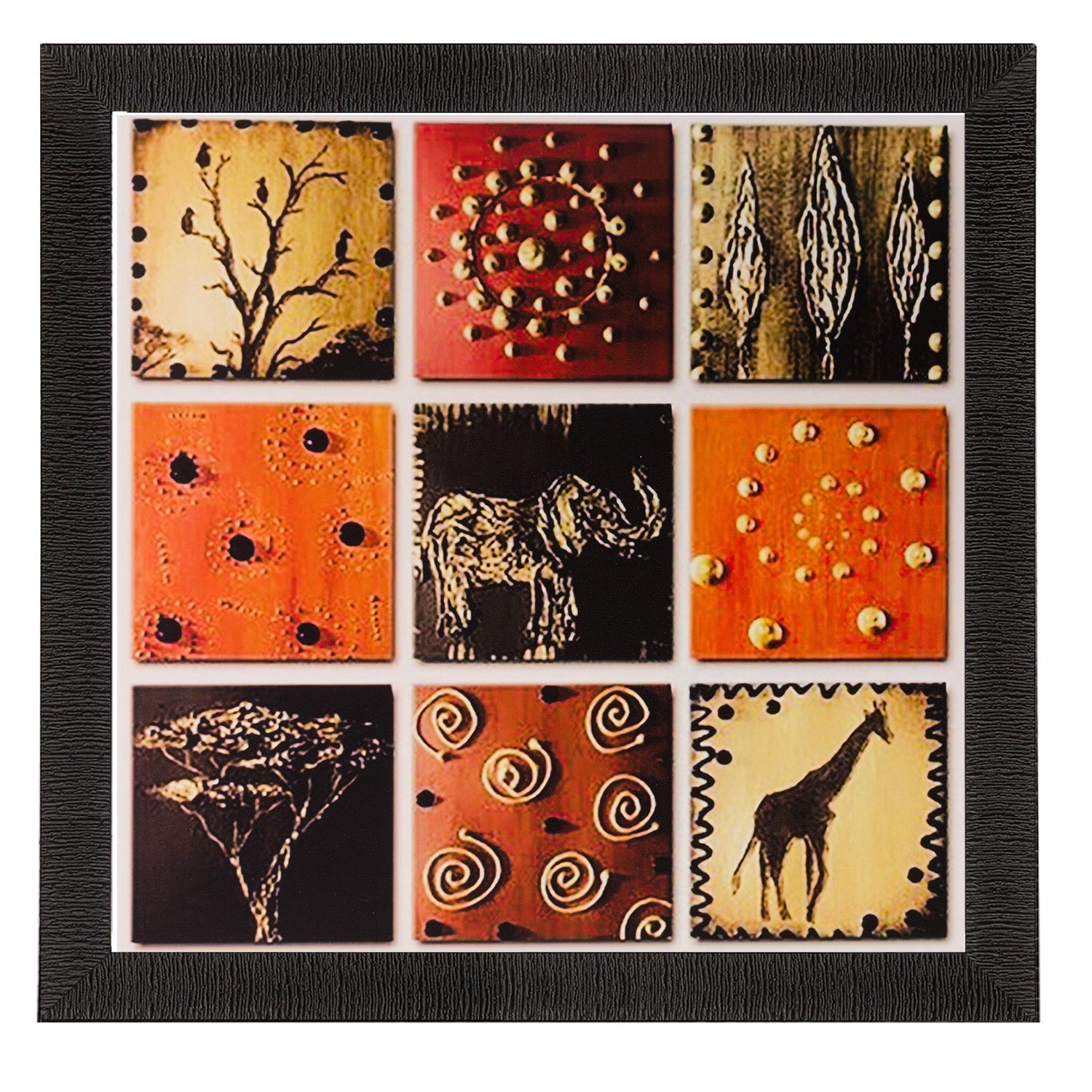 Abstract Matt Textured UV Art Painting Kafalo