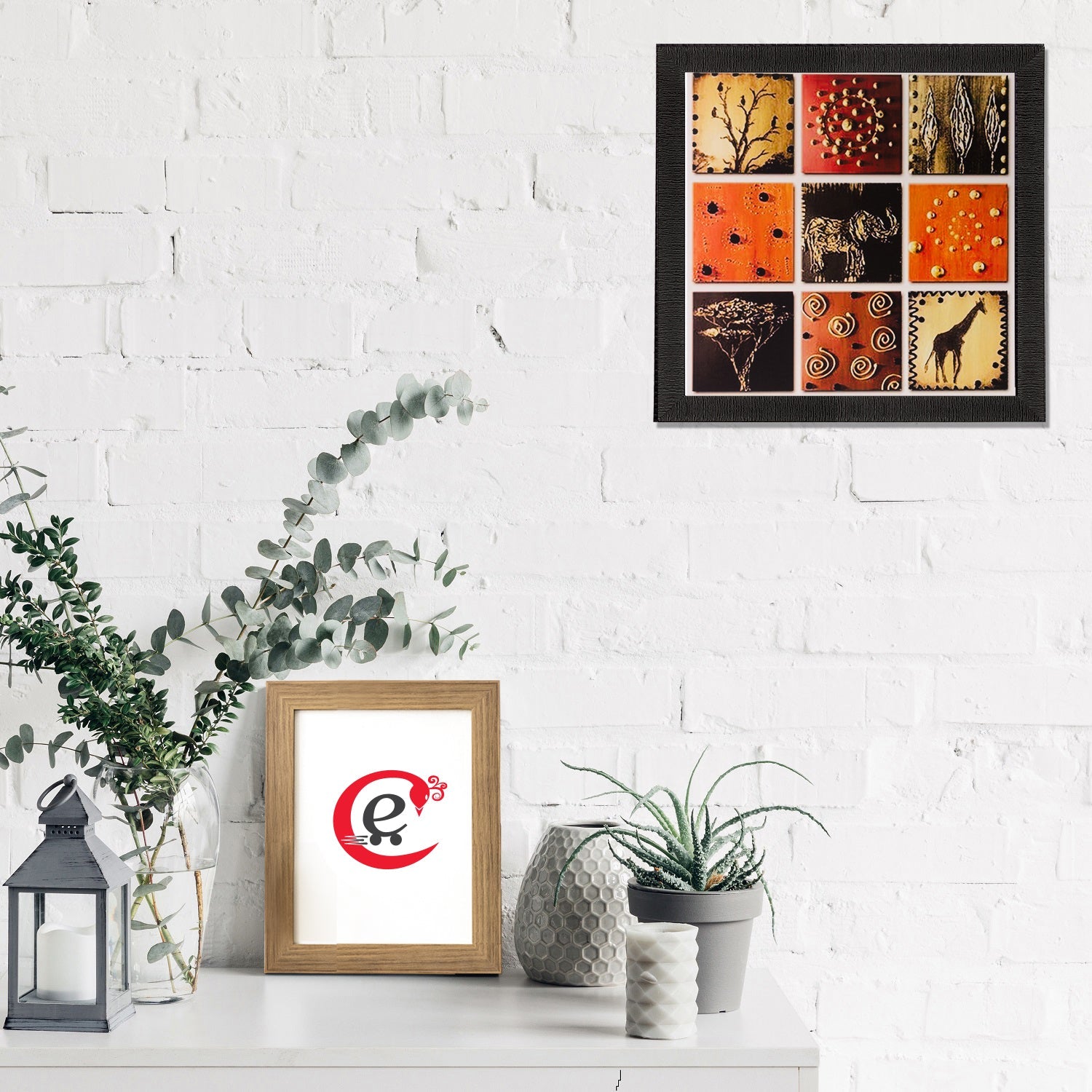 Abstract Matt Textured UV Art Painting Kafalo