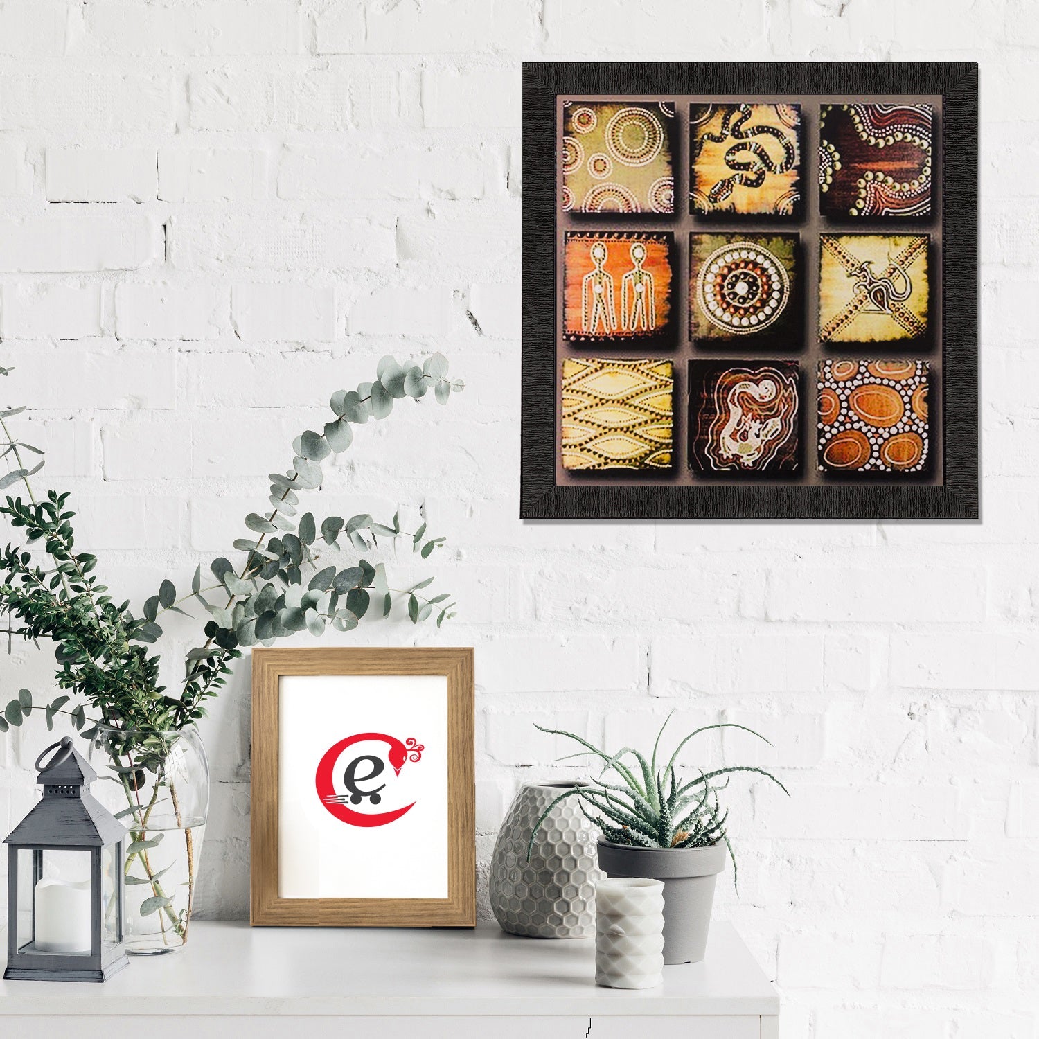 Abstract Matt Textured UV Art Painting Kafalo
